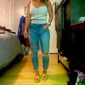 Abercrombie & Fitch Curve Love Skinny High Rise Jeans